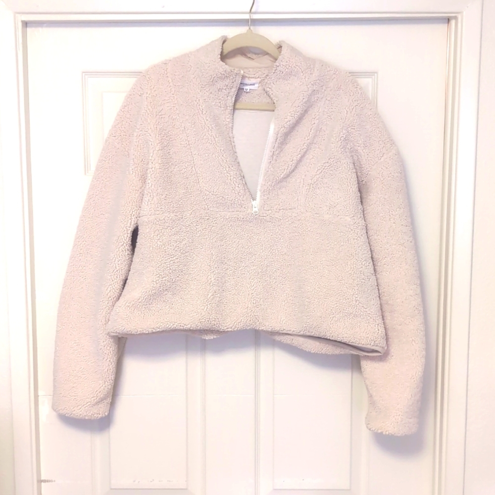 Sherpa Cropped Pullover